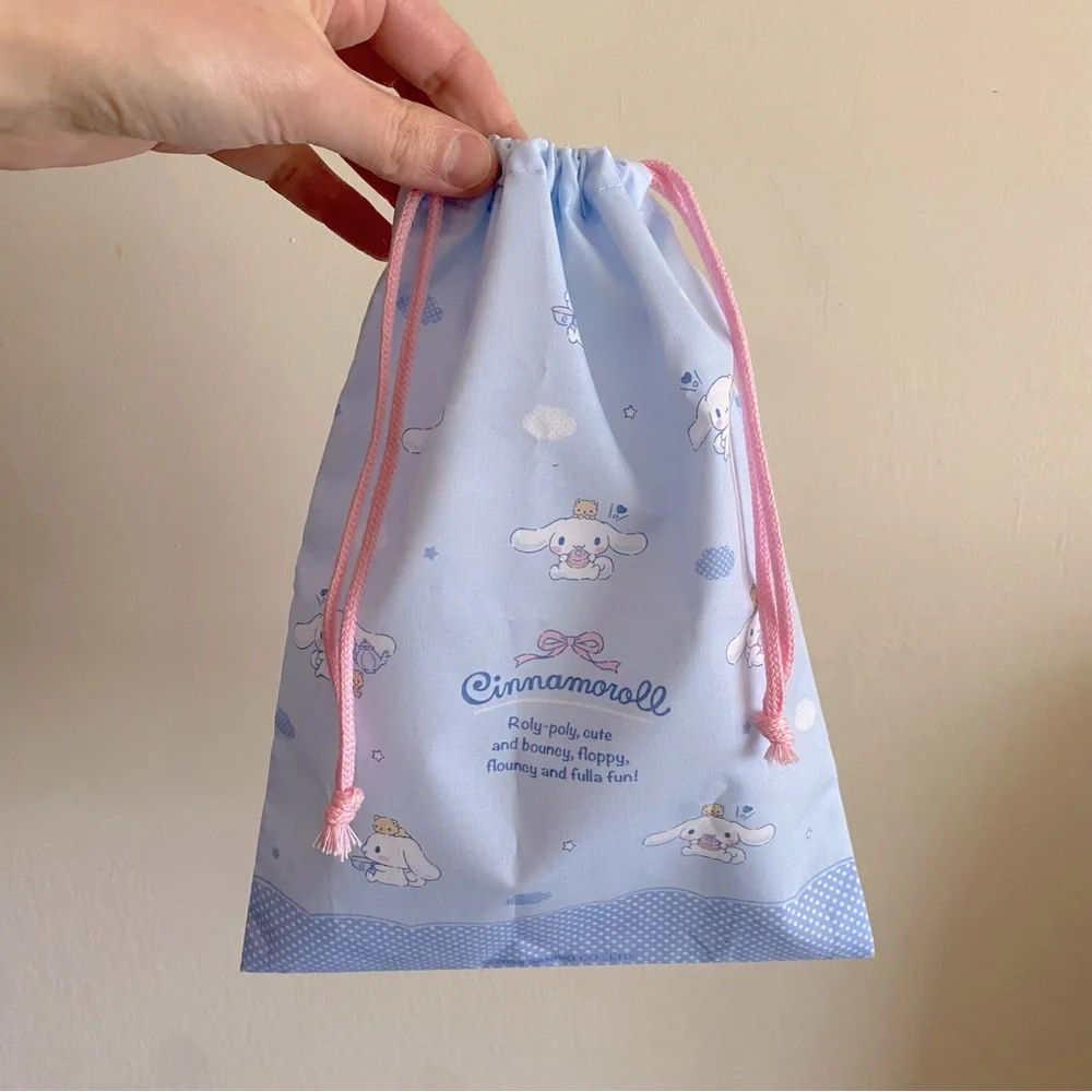 Sanrio Cinnamoroll Lightweight Drawstring Pouch